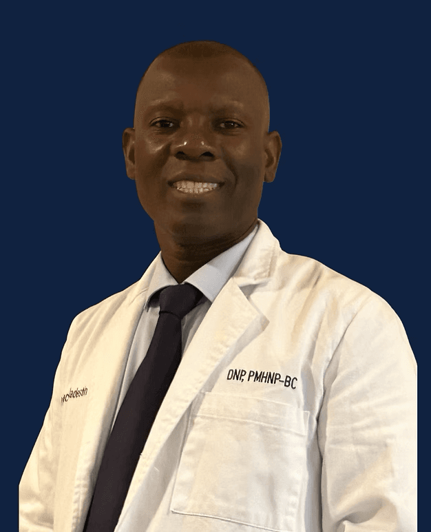 Dr. Ezechiel Madestin providing compassionate psychiatric care at Mindcare of America